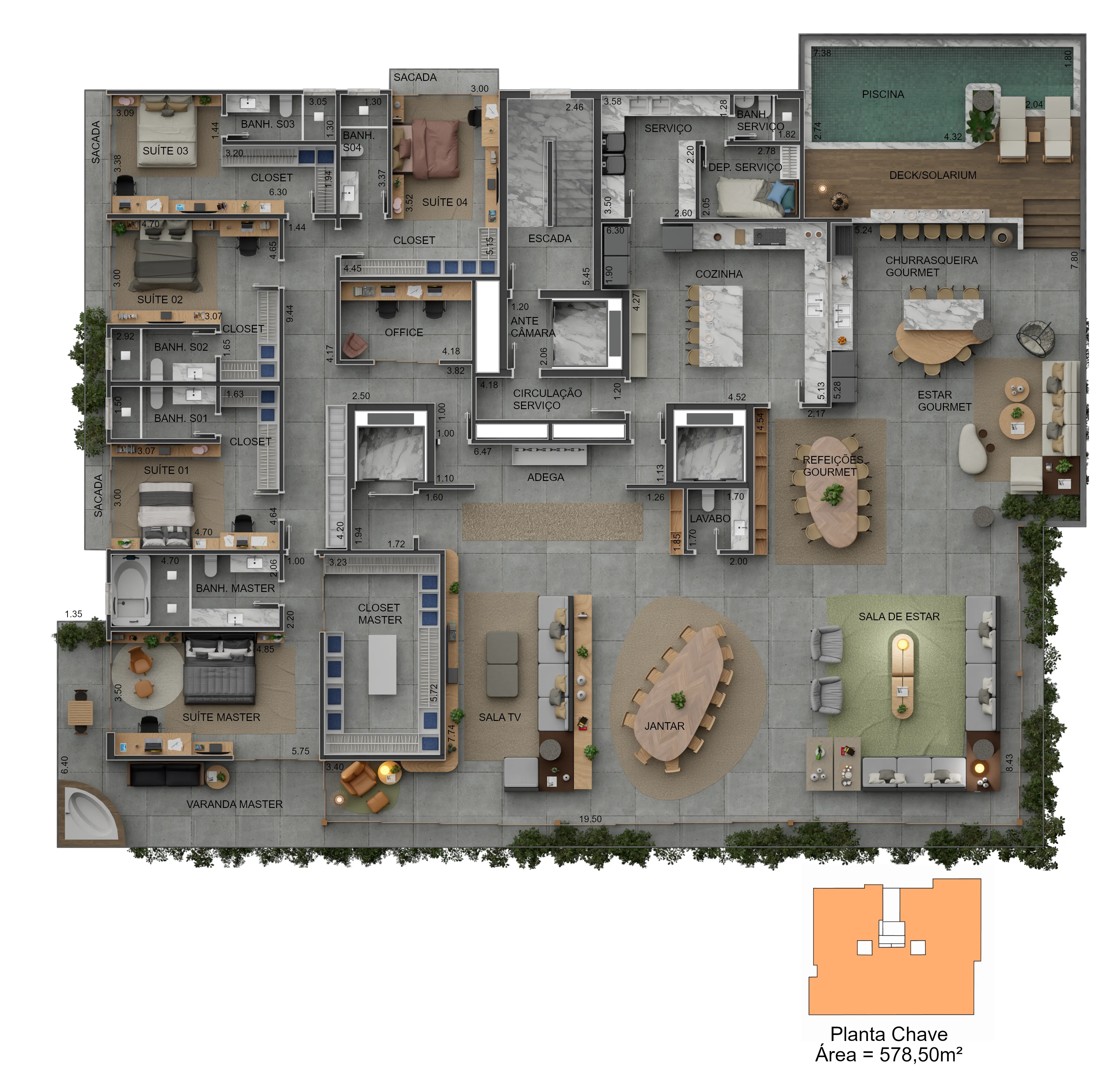 Planta Penthouse